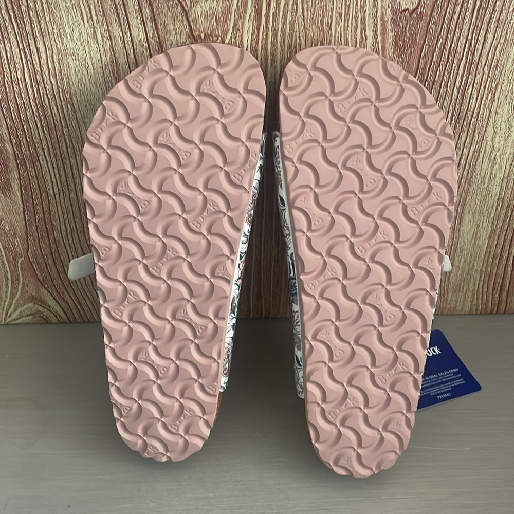 Birkenstock Vegan Florida Fresh Paisley Light Rose Sandals - Picture 8 of 8